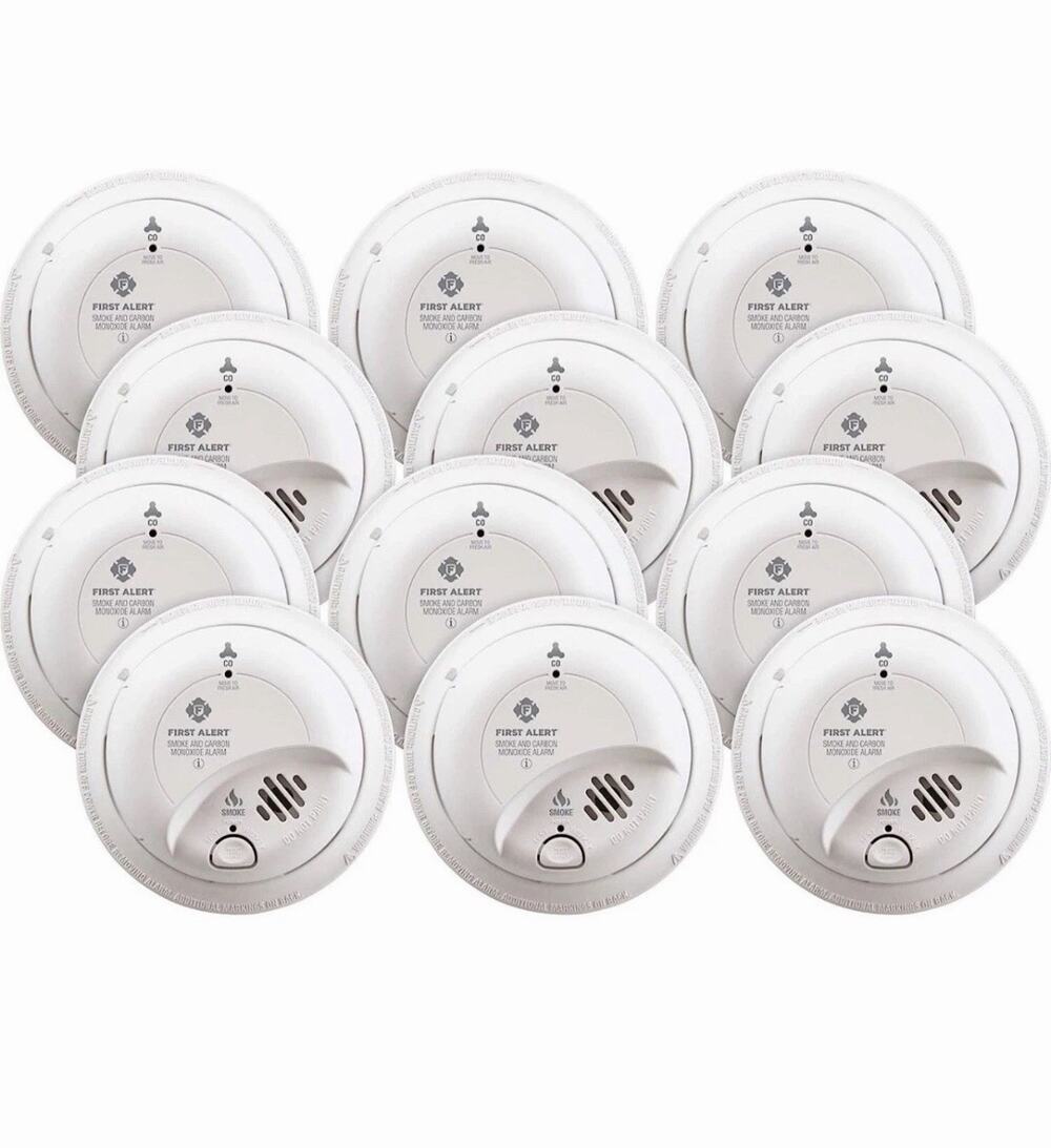 SC9120b 12 pk First Alert Combination Carbon Monoxide Alarm NEW